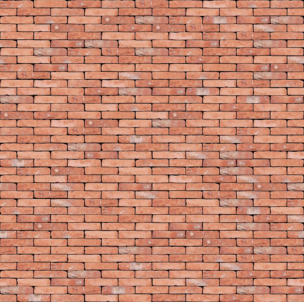 Rote Ziegelsteinmauer mit gleichmaessigem Muster