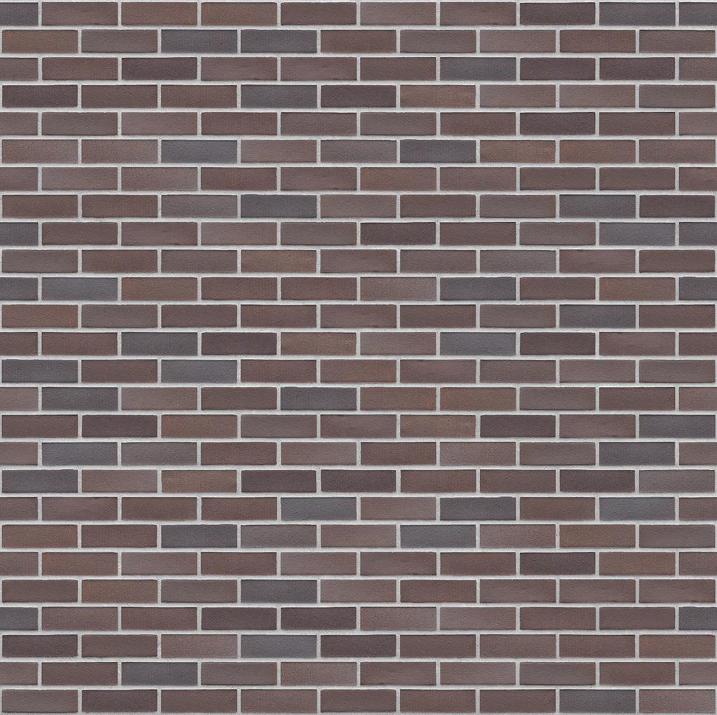 Braune und graue Backsteinmauer mit gleichmaessigem Muster