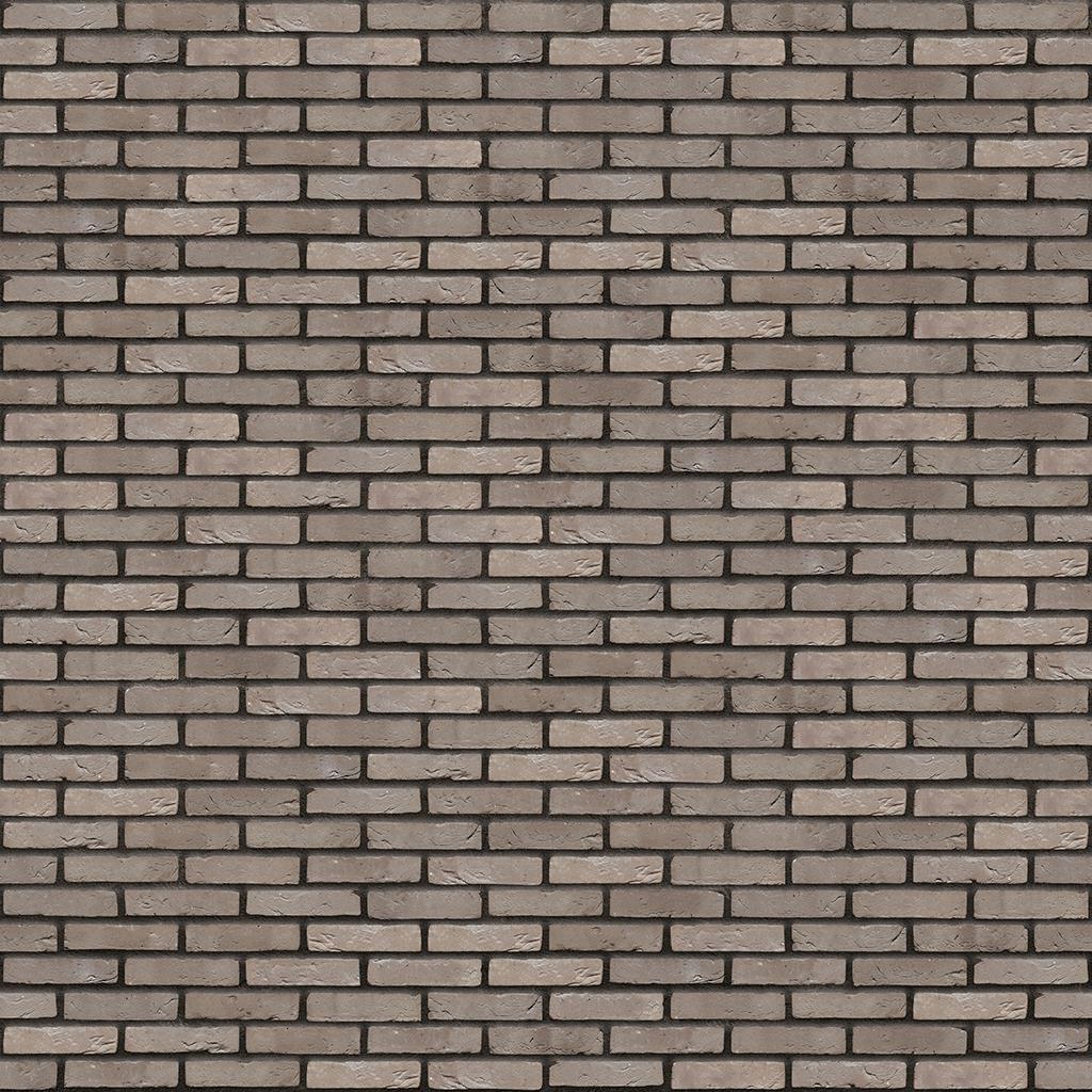 Dunkelgraue Backsteinmauer in gleichmaessigem Muster